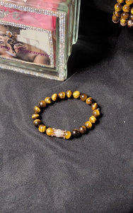 Handmade Tiger Eye Beaded Bracelet Set