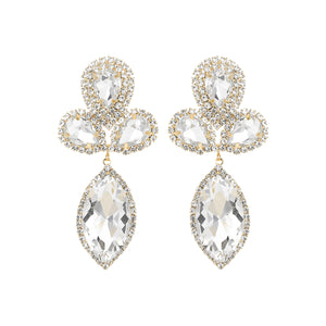 Rhinestone Drop Earrings