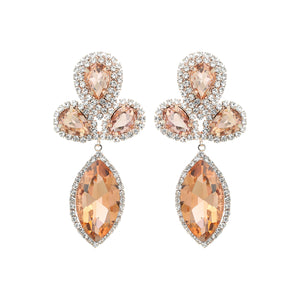 Rhinestone Drop Earrings