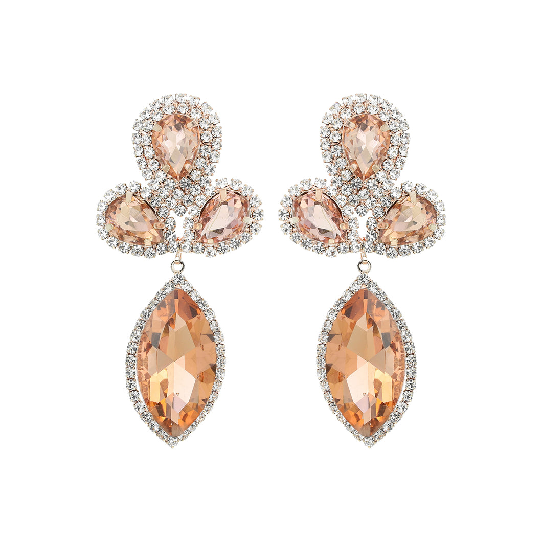 Rhinestone Drop Earrings